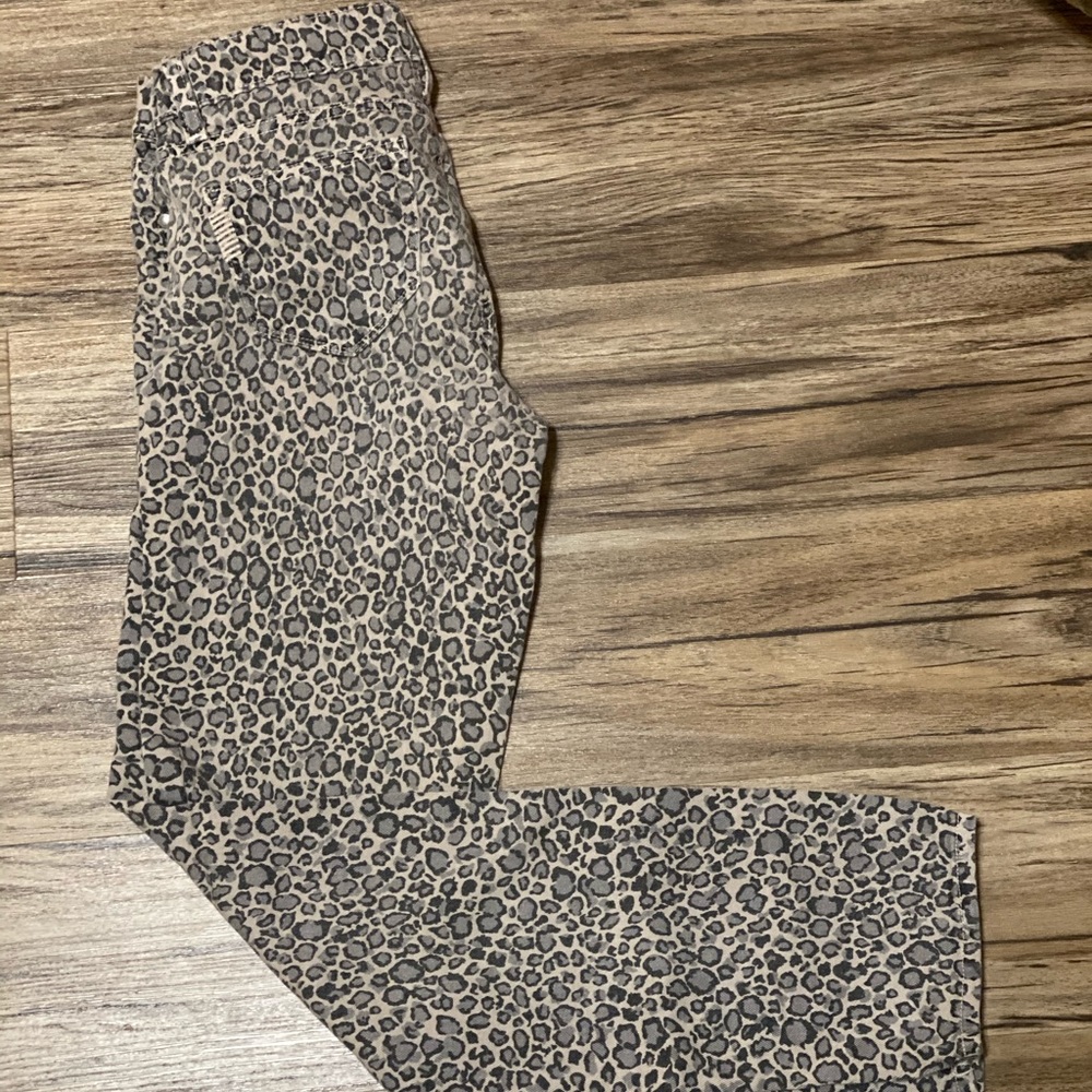 Paige Brand Leopard Print Jeans